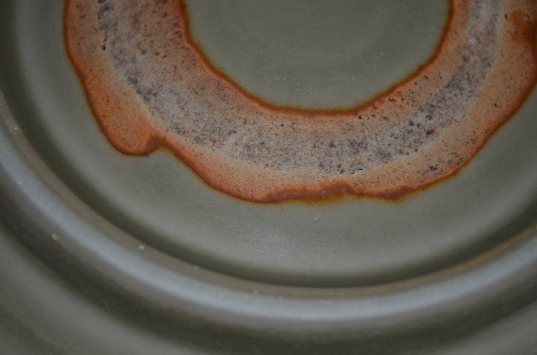 Chinese Celadon Glazed Porcelain Plate - 5