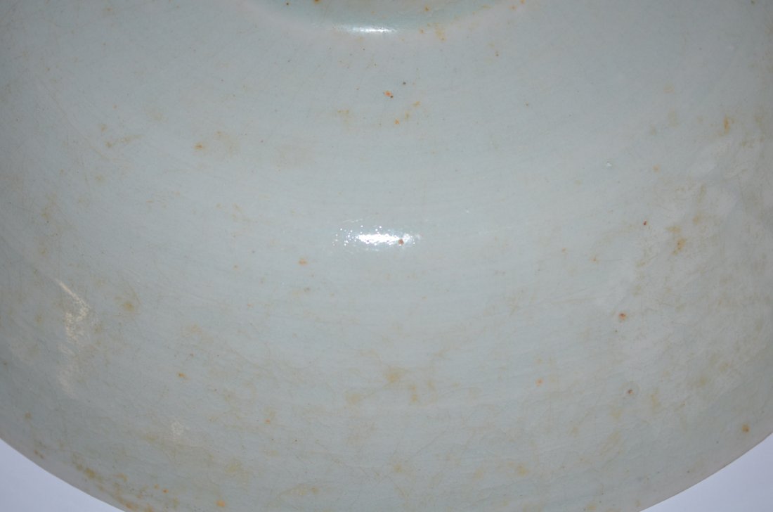 Chinese Southern Song Pale Celadon Glazed Porcelain Bow - 6