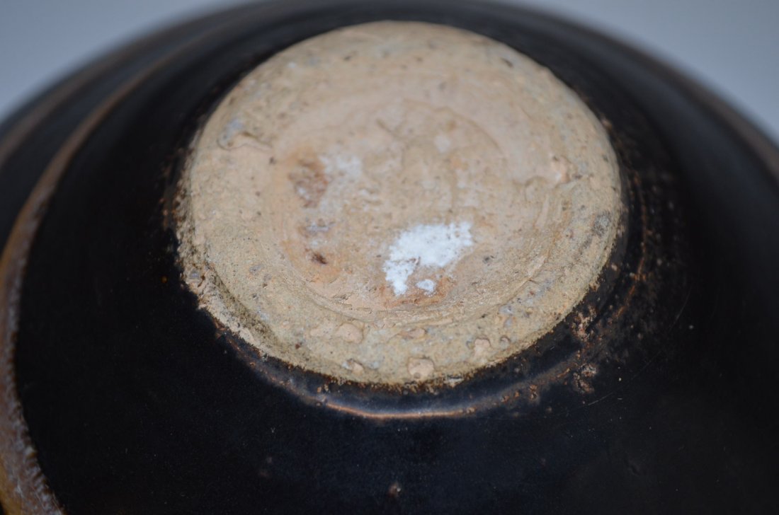 Brown Glazed Porcelain Chinese Footed Bowl - 5