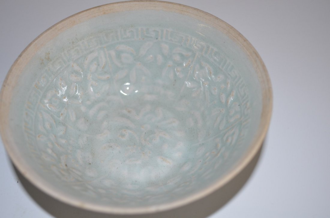 Two Chinese Celadon Glazed Porcelain Bowls - 4