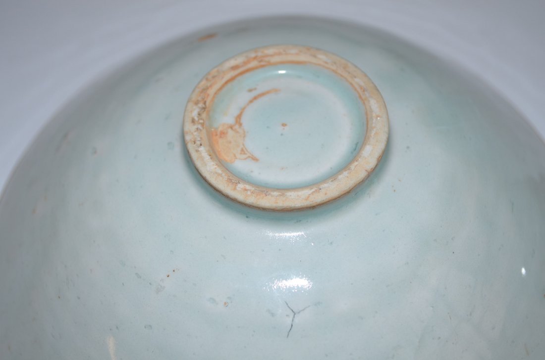 Two Chinese Celadon Glazed Porcelain Bowls - 7