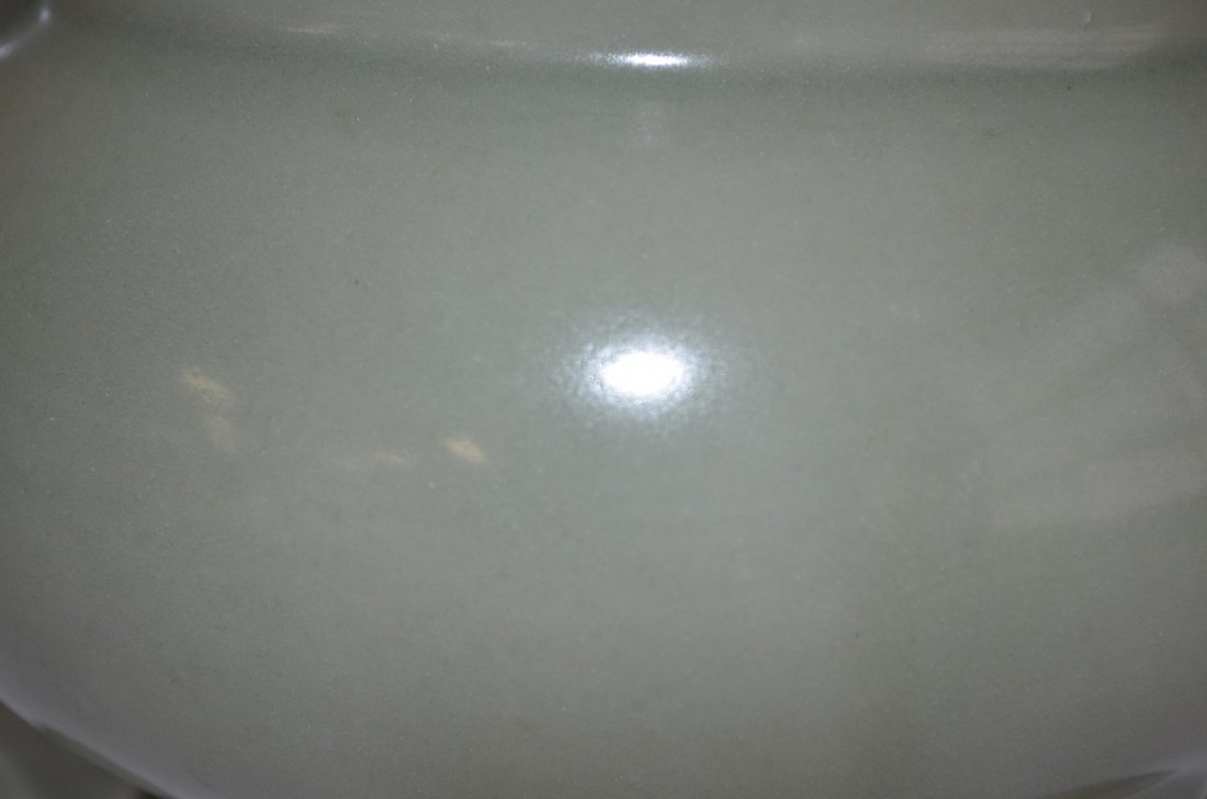 Chinese Celadon Glazed Porcelain Tripod Censor - 3