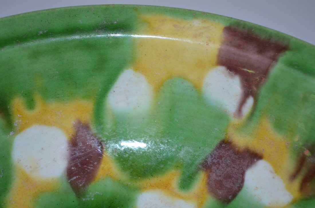 Chinese Sancai Glazed Porcelain Bowl - 3