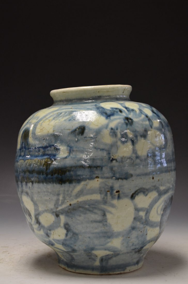 Chinese Blue and White Porcelain Jar
