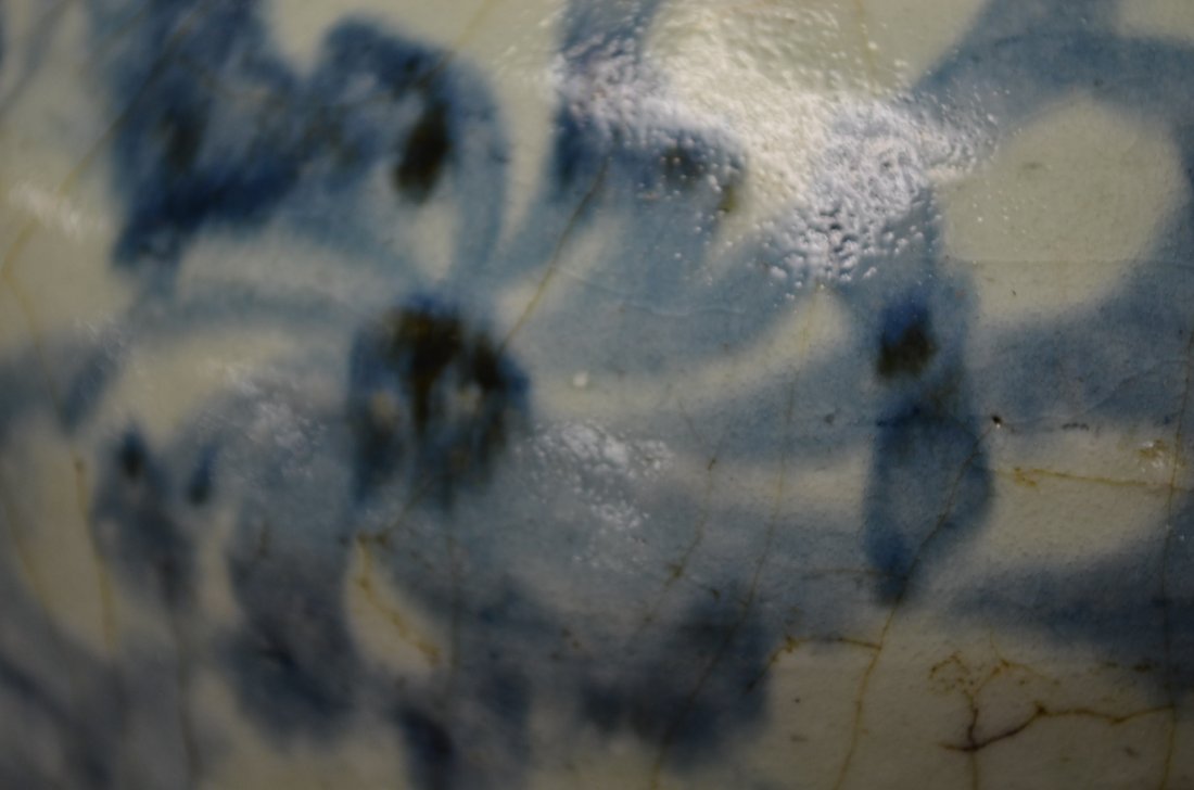 Chinese Blue and White Porcelain Jar - 5