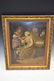 Framed Oil on Board Painting of Fortune Teller
