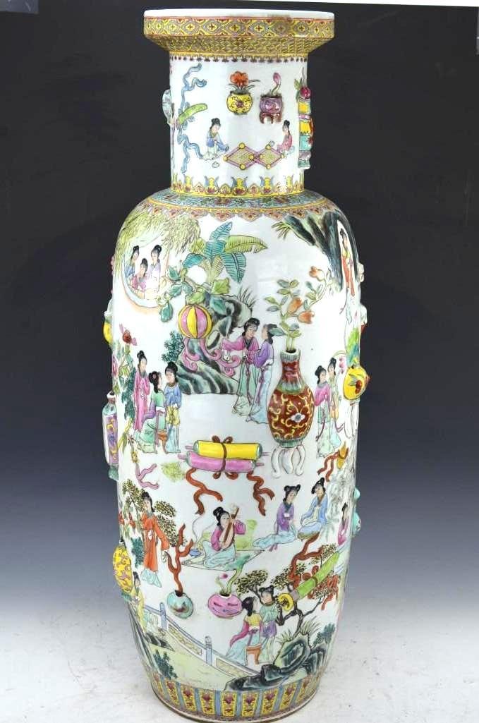 Large Chinese Famille Rose Porcelain Vase Jun 01, 2014 Holly