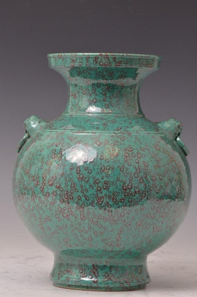 Chinese Robin's Egg Shell Porcelain Vase: Chinese Robin's Egg Shell Porcelain Vase; H: 11.5 inches