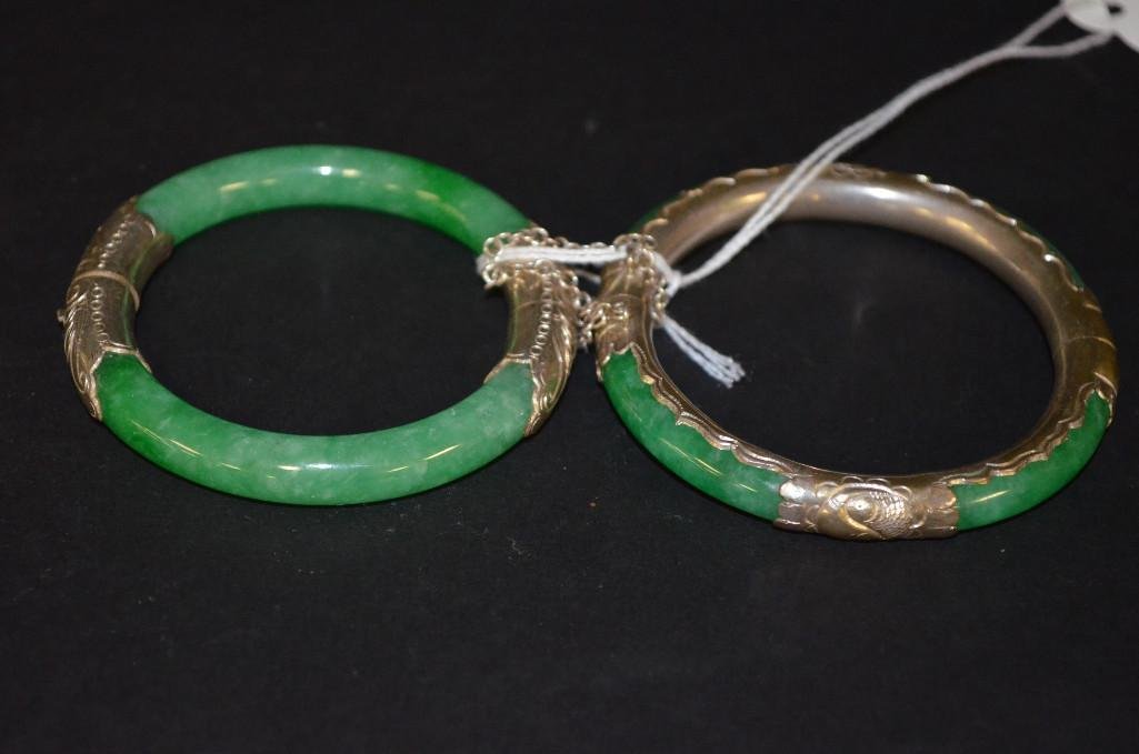 Two Jadeite Bangles (1 of 6)