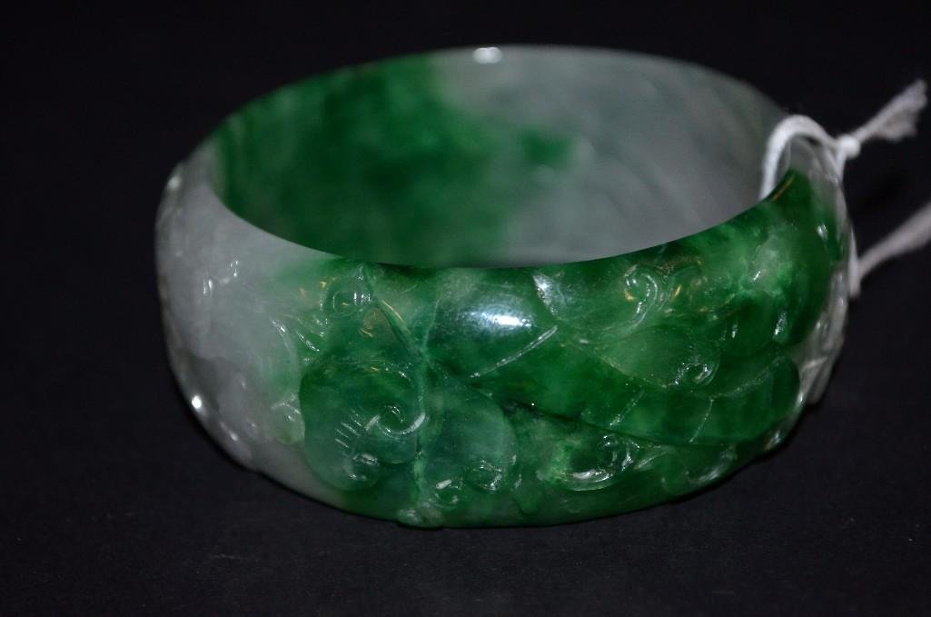 Apple Green Jadeite Bangle (1 of 6)