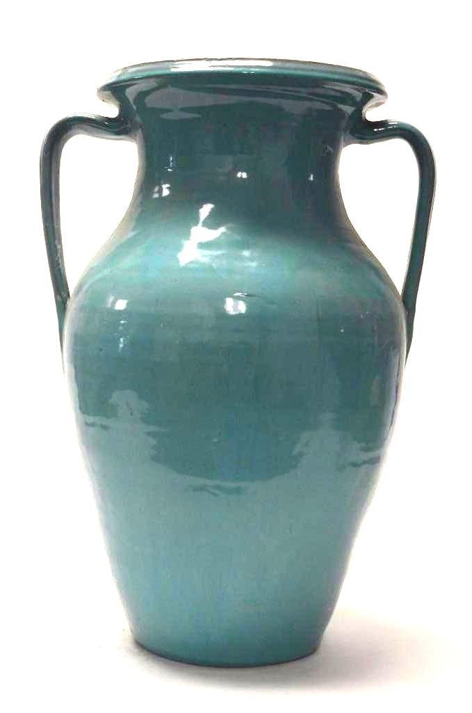 Torquoise Glaze Ceramic Carolina Pottery Vase