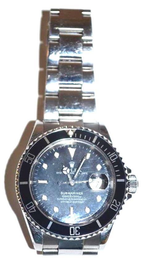 Mens Rolex Submariner Stainless Steel Watch (1 of 4)