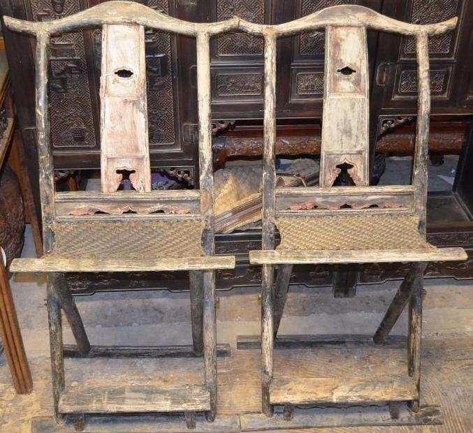 Two Chinese Folding Chairs (1 of 6)