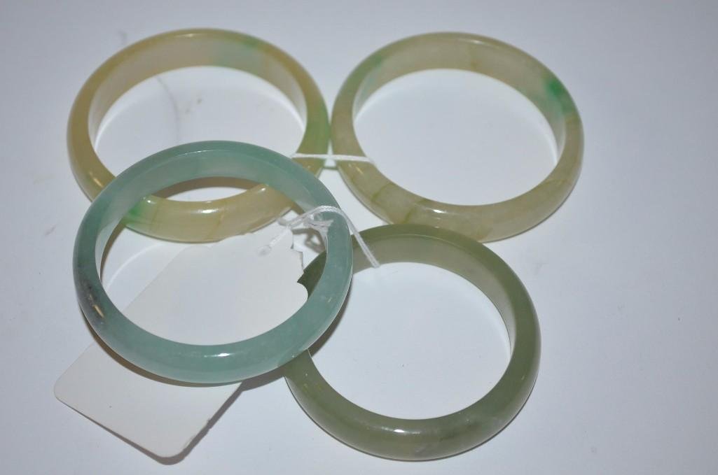 Four Jadeite Bangles (1 of 6)