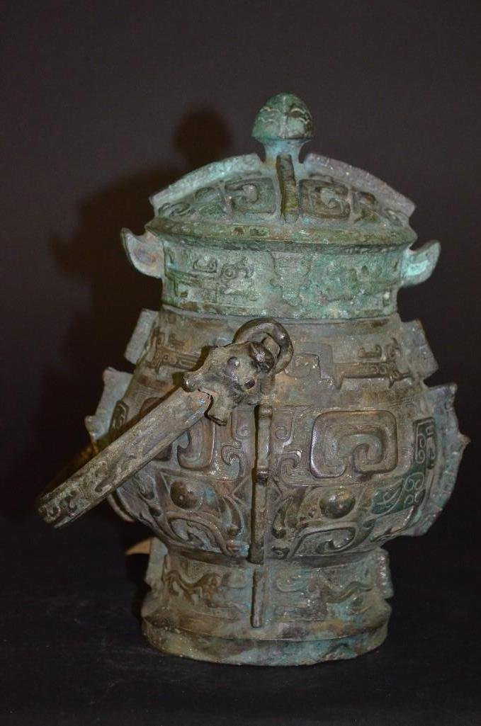 Bronze Lidded Vessel (1 of 6)
