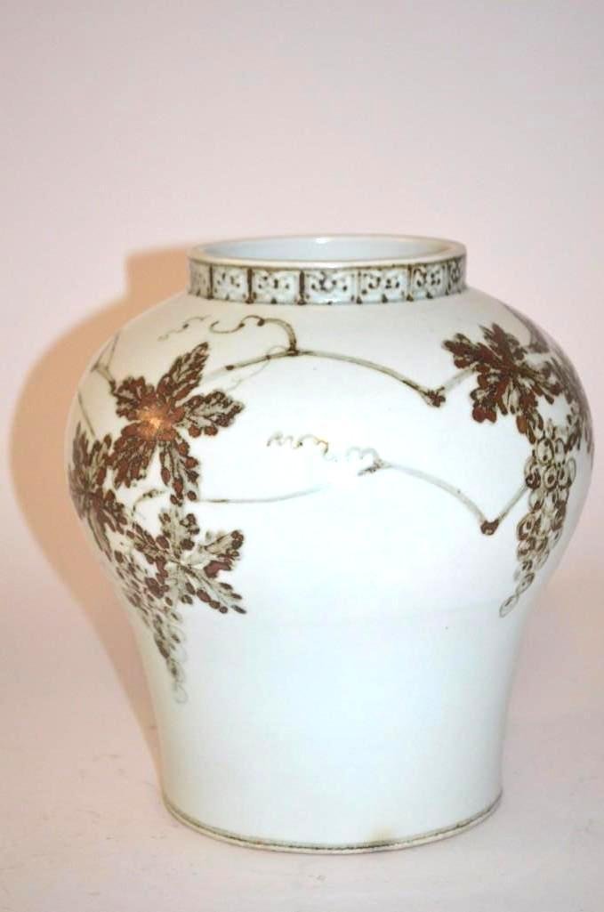 Chinese Under glaze Red Porcelain Vase (1 of 6)