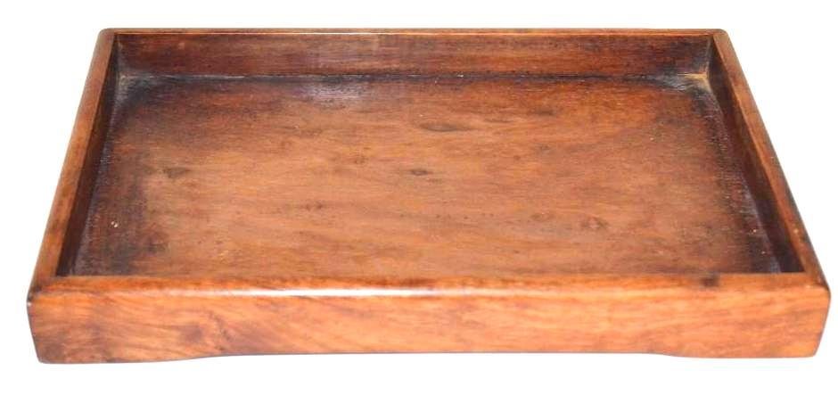 Chinese Hardwood Tray: Chinese Hardwood Tray; Size; 14 x 9 Inches