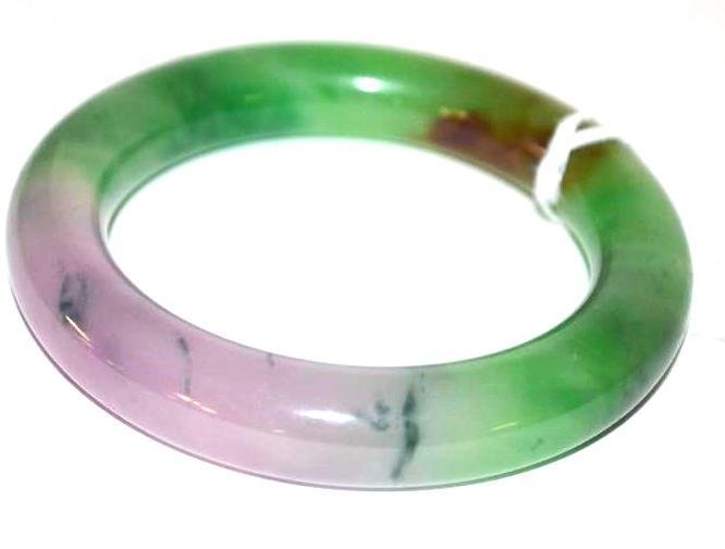 Chinese Apple Green Jade Bangle (1 of 3)