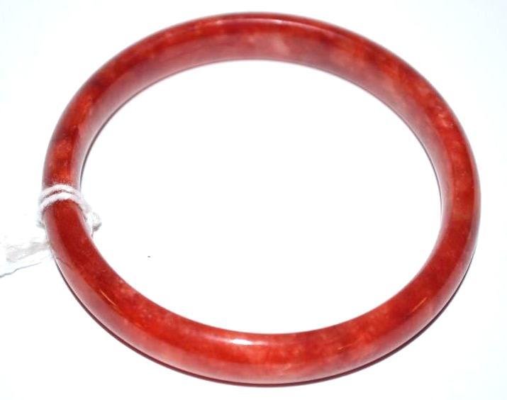 Red Jade Bangle (1 of 3)