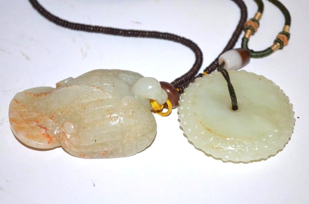 Two Carved Pendant Necklaces (1 of 4)