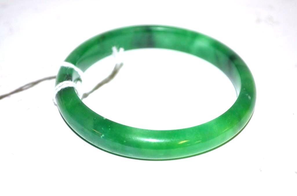 Apple Green Jadeite Bangle (1 of 3)