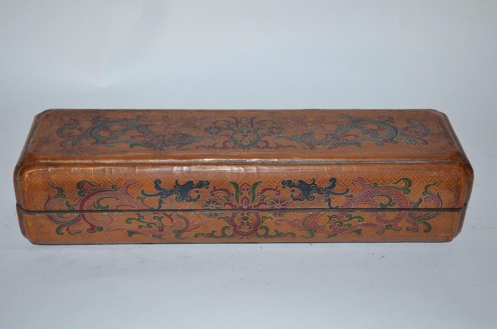 Chinese Scroll Painting & Box (1 of 7)
