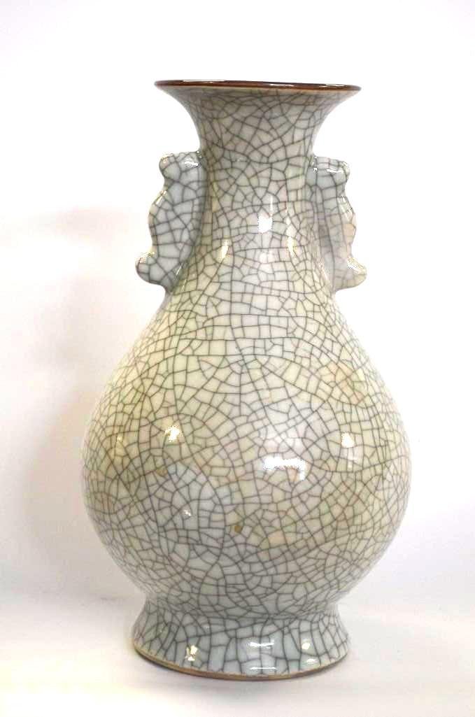 Chinese Crackle Glaze Porcelain Vase (1 of 5)