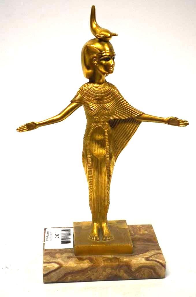 Bronze Egyptian Statue (1 of 4)