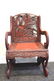Chinese Red Lacquer Chair - 2