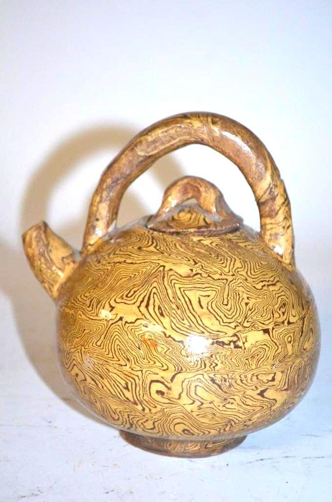 Porcelain Brown Glaze Teapot (1 of 7)