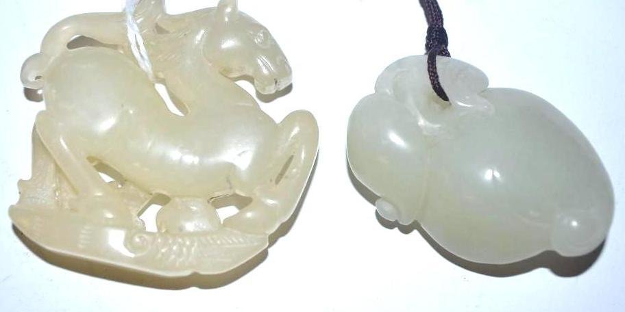 Two Celadon Jade Items (1 of 3)