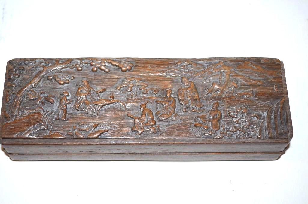 Chinese Hardwood Box (1 of 7)