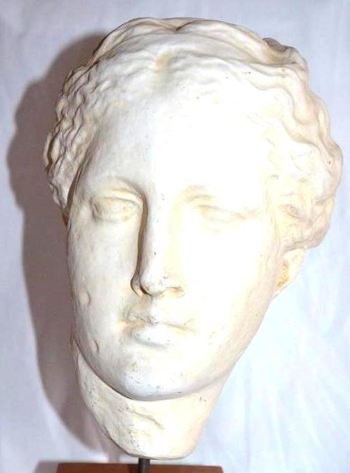 Marble Bust of Goddess Aphrodite On Stand (1 of 7)