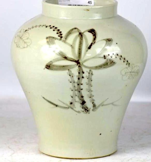 Korean Underglaze Iron Red Decorated Vase (1 of 7)