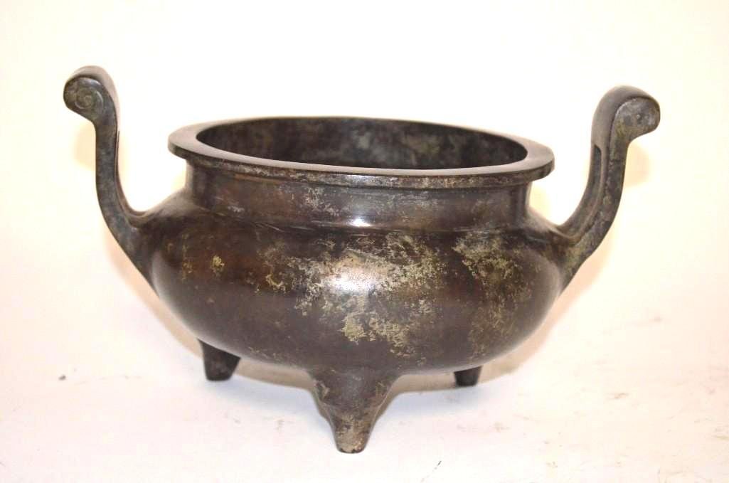 Chinese Bronze Tripod Censor (1 of 5)
