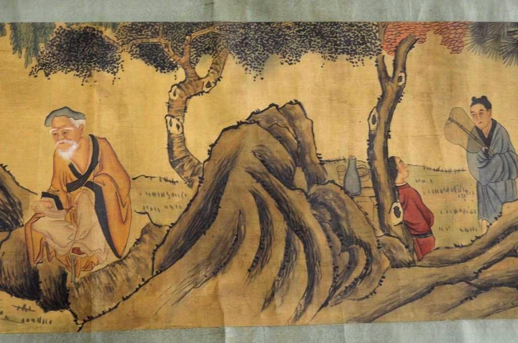 Very Large Chinese Scroll Painting (1 of 10)