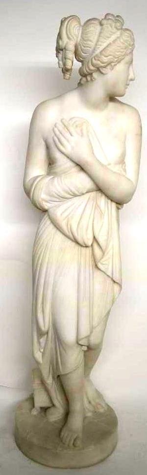 Antique Carved White Marble Statue of Venus (1 of 8)