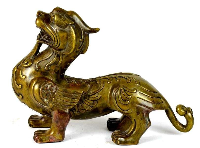 Chinese Bronze Foo Lion (1 of 5)