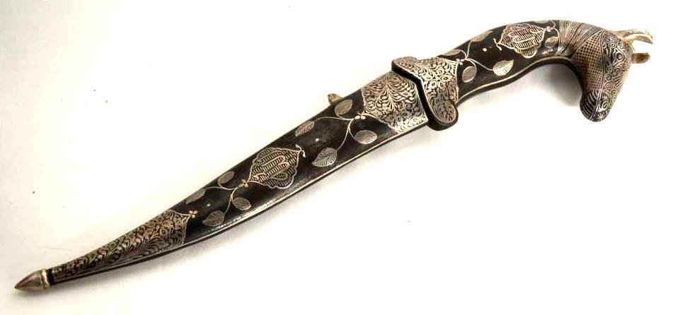 Antique Bidri Dagger (1 of 9)