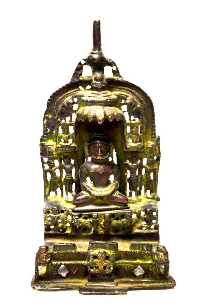 Chinese Cast Iron Seated Buddha (1 of 7)