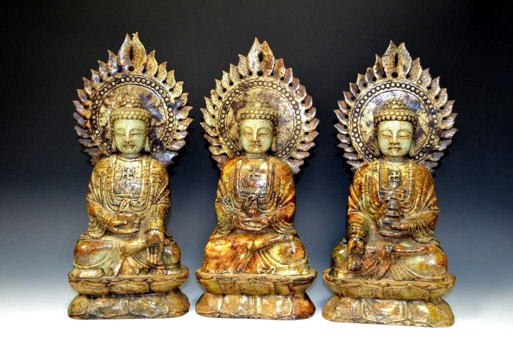 Set of Three Chinese Figures (1 of 7)