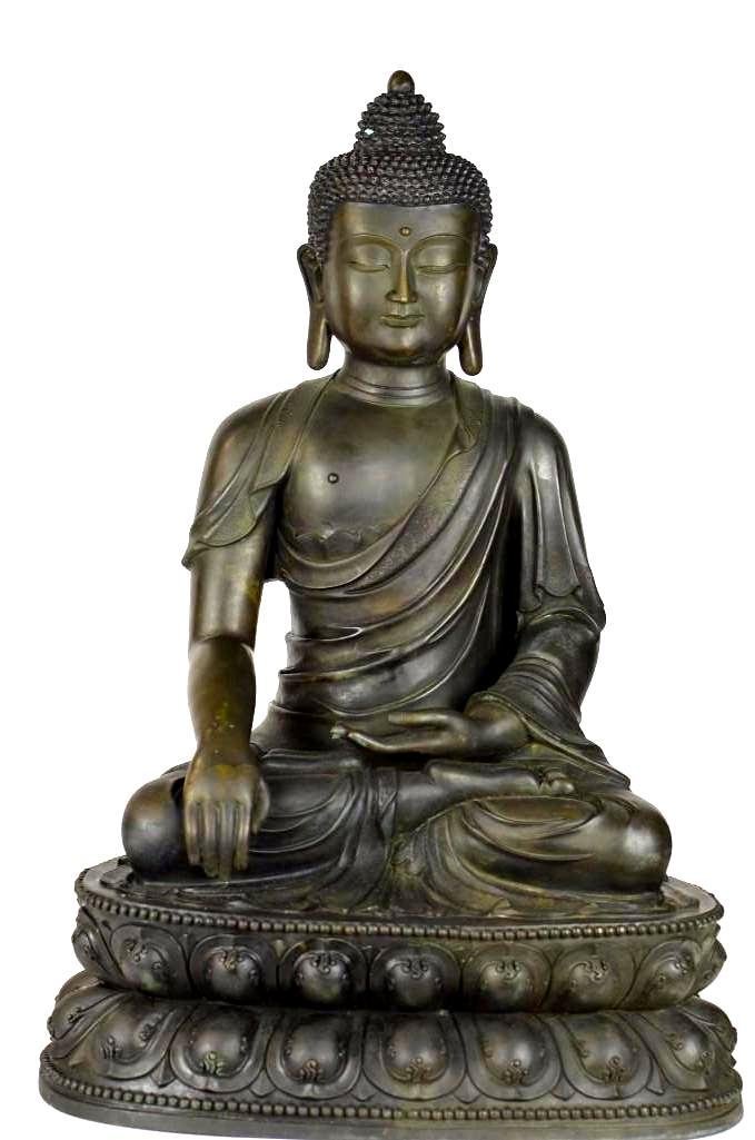 Chinese Bronze Seated Buddha (1 of 10)