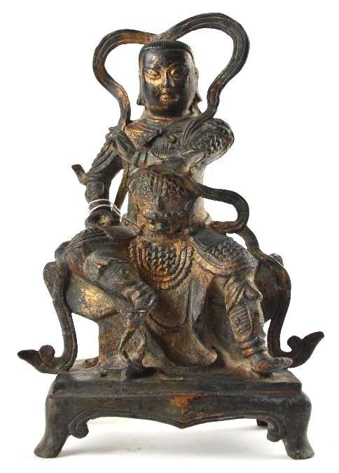 Bronze Seated Warrior (1 of 9)