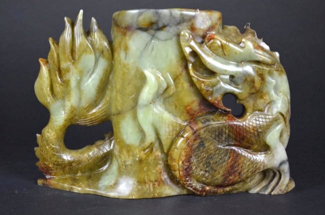 Chinese Jade Dragon Cup (1 of 10)