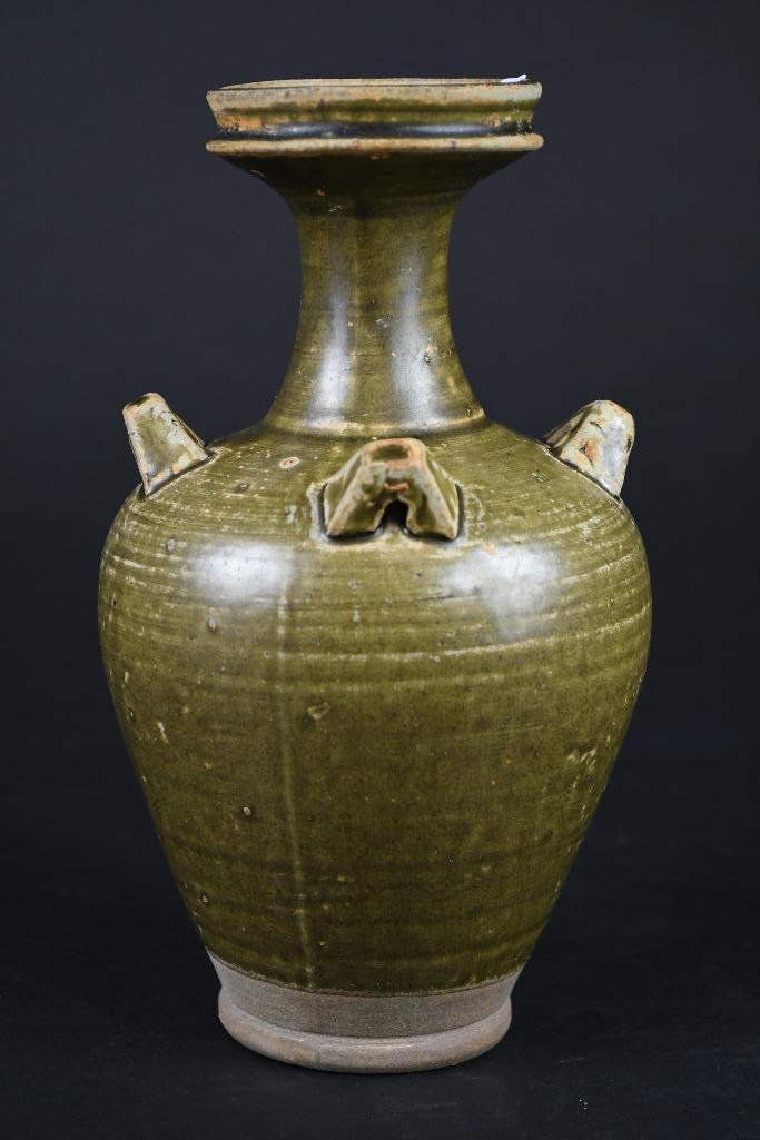 Chinese Tea Dust Glaze Vase (1 of 10)