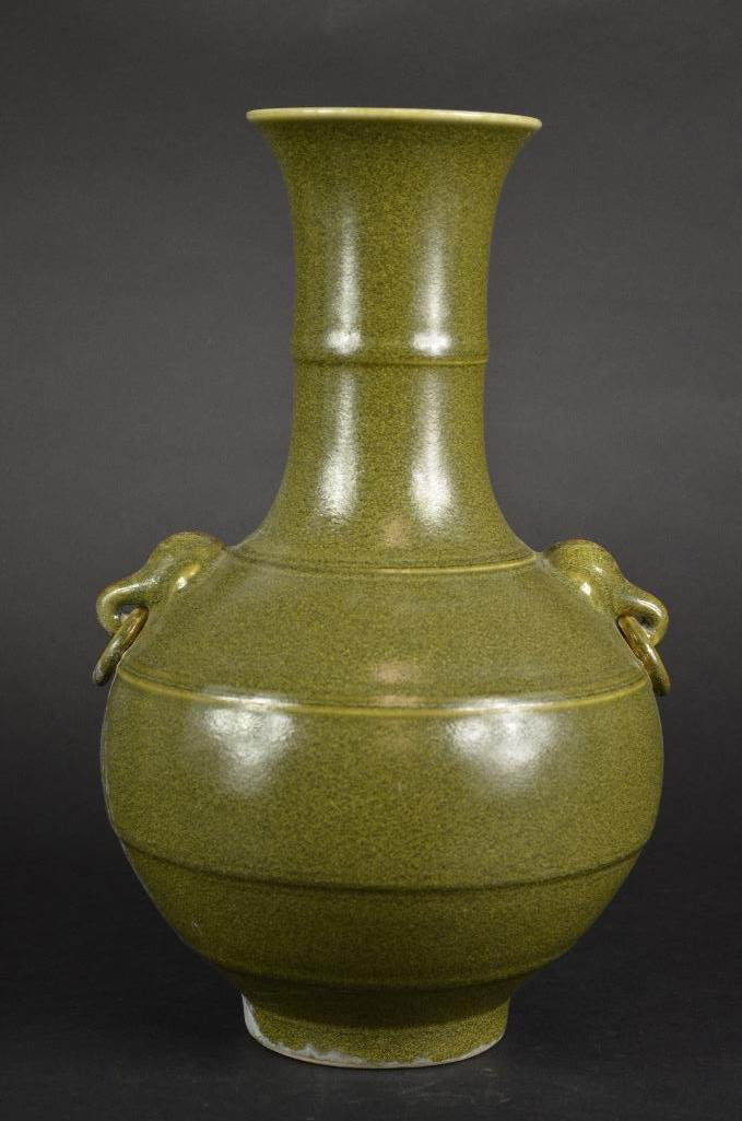 Chinese Tea Dust Glaze Vase (1 of 9)