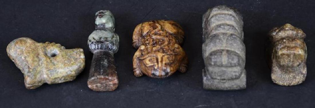Five Chinese Jade Figures (1 of 9)