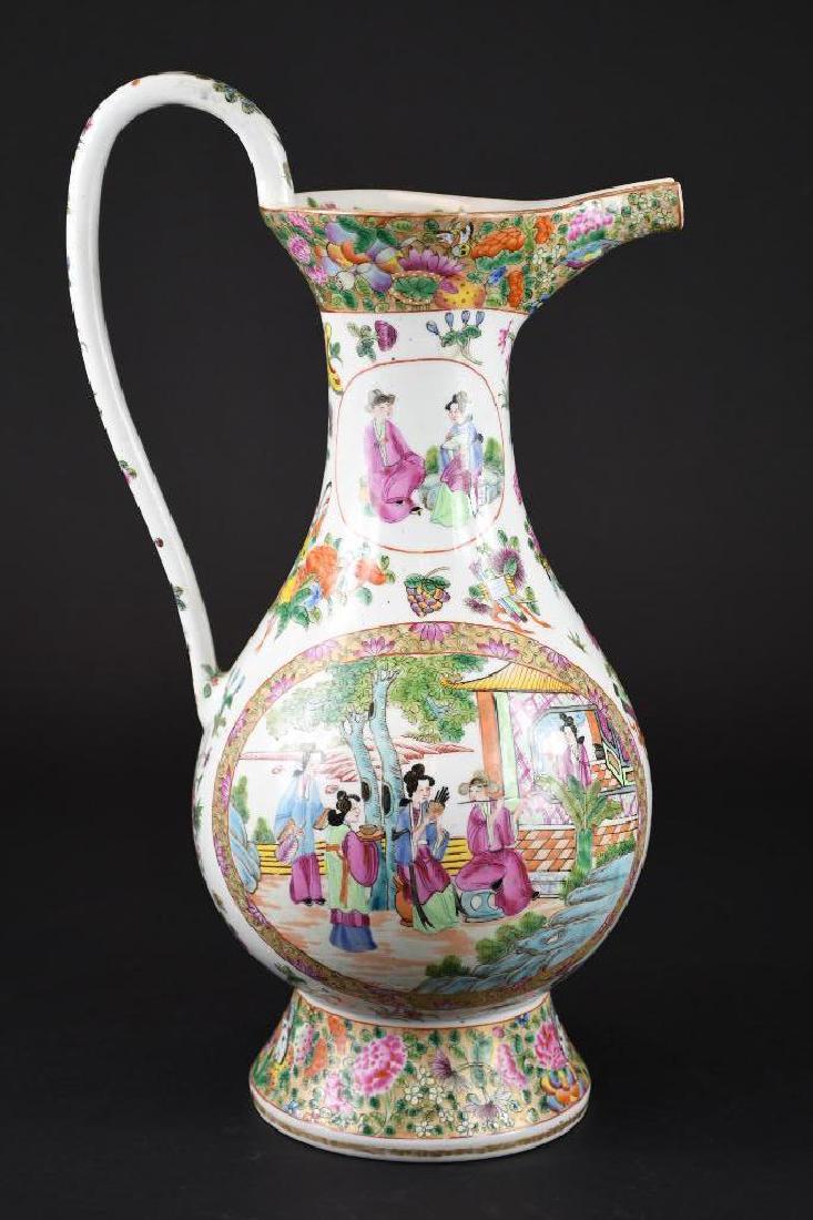 Chinese Famille Rose Export Porcelain Ewer (1 of 10)