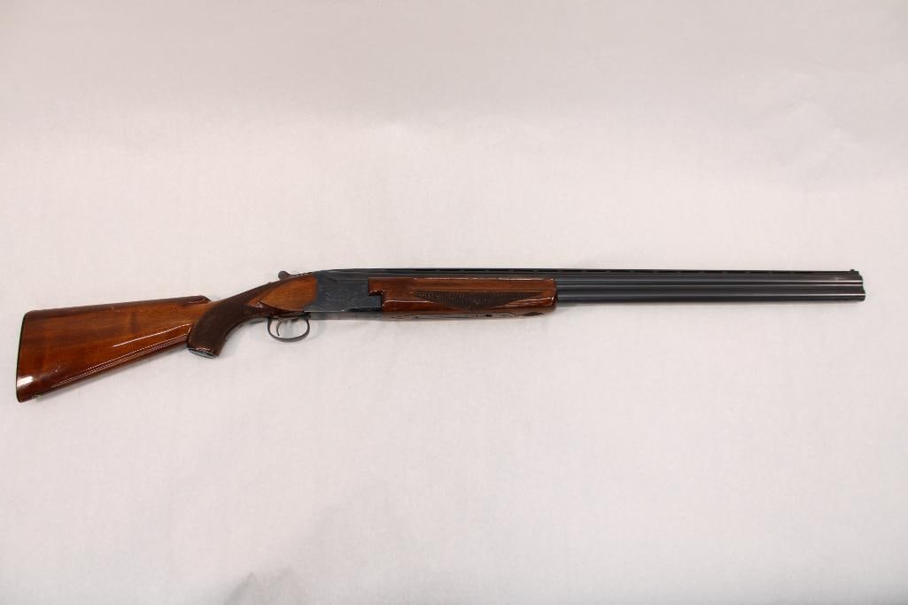 Winchester Model 101 Over/Under Shotgun: s.n.. K83717, .12 Ga., 30" ventilated rib barrels, 2.75" chambers, cylinder bore, ejectors, l.o.p.. 14", rib needs to be soldered into place. Modern (23-0317)