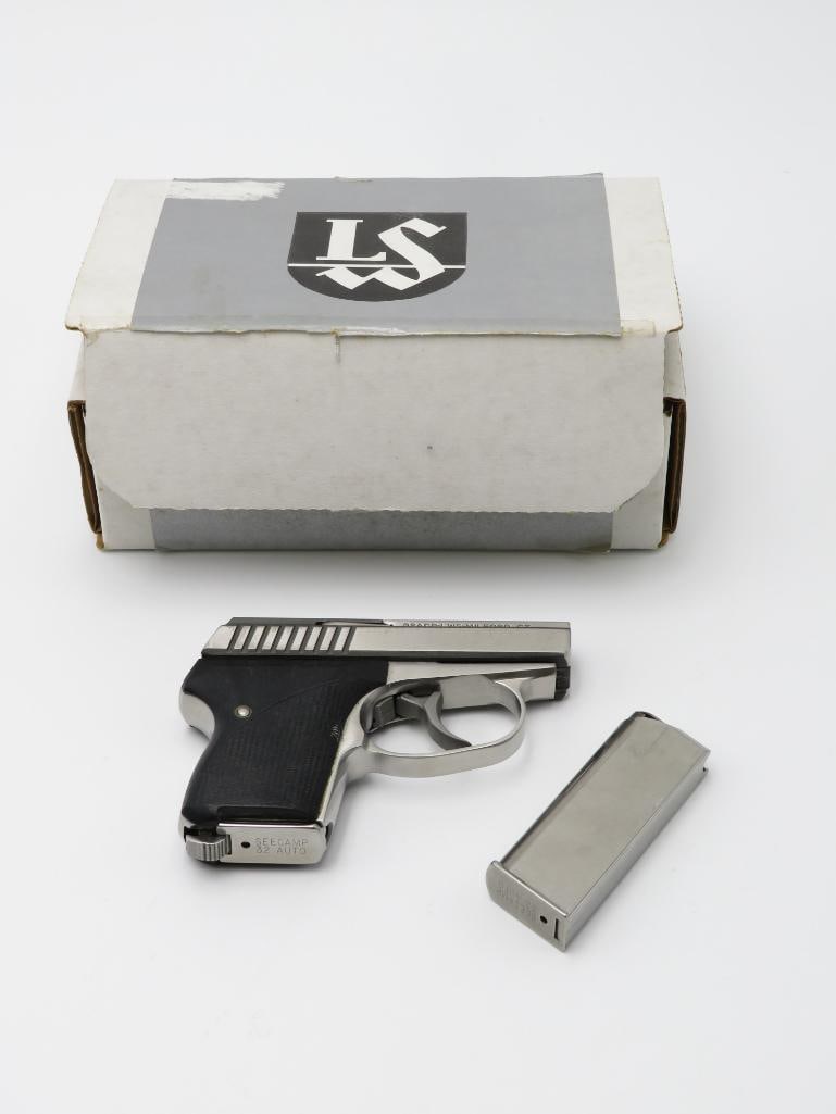 LW Seecamp Model LWS32 Semi-automatic Pistol: s.n.. 026671, .32 ACP, with (2) magazines & box. Modern (23-0291)
